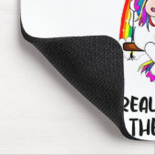 Better Grab My Dumbrella It’s Really Stud Out Ther マウスパッド (コーナー)