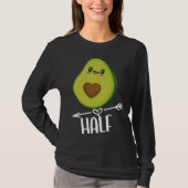 Better Half Couple Sliced Avocado  Valentine s Day Tシャツ (正面)