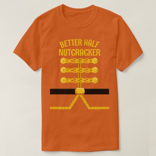 BETTER HALF Nutcracker Matching Family PJ Christma Tシャツ (デザイン正面)
