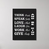 Better Human Behavior Canvas Print キャンバスプリント (正面)