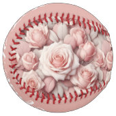 Better in Pink Roses (personalize) ソフトボール (正面左)