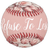 Better in Pink Roses (personalize) ソフトボール (裏面)