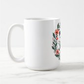 Better Late Than Never – フランスの花の名言 コーヒーマグカップ (左)
