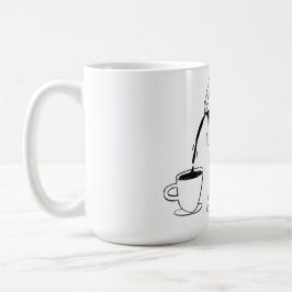 Better latte than never! white コーヒーマグカップ