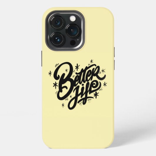Better life iPhoneケース (裏面)