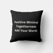 Better Off Together Quote Positive Minimal Design クッション (裏面)