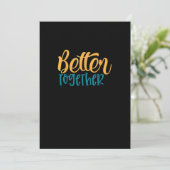 Better Off Together Quote Positive Minimal Design  シーズンカード (スタンド正面)