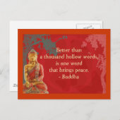 Better than a thousand hollow words... ポストカード (正面/裏面)