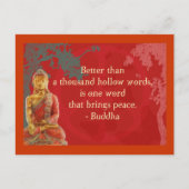 Better than a thousand hollow words... ポストカード (正面)