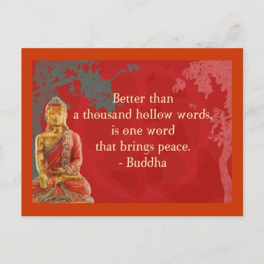 Better than a thousand hollow words... ポストカード (正面)