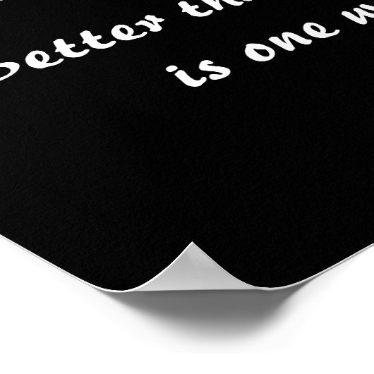 Better than a thousand hollow words Poster ポスター (角)