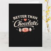 Better Than Chocolate Valentine カード (黄色い花)