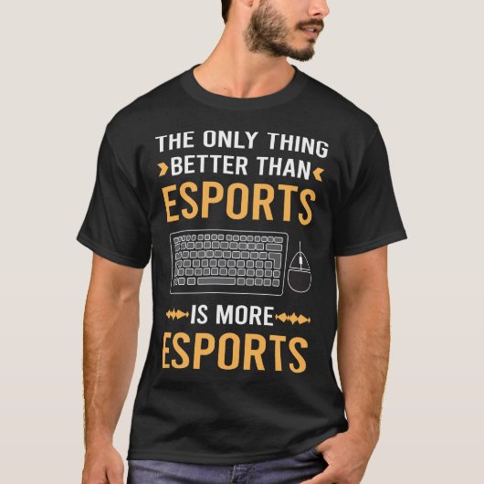 Better than Esports エスポーツ Tシャツ (正面)