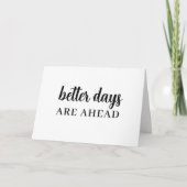 Better Things Coming Modern Script Design カード (正面)