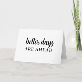 Better Things Coming Modern Script Design カード