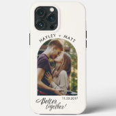 Better Togetherスクリプト婚約フォトカスタム Case-Mate iPhoneケース (裏面)