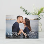 Better Togetherハート婚約発表 招待状 (スタンド正面)