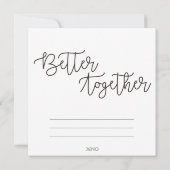 BETTER TOGETHERフラットノートカード サンキューカード (裏面)