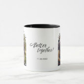 Better Together婚約フォトカスタム マグカップ (中央)