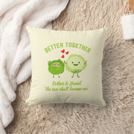 BETTER TOGETHER かわいいキャベツバレンタインカップル クッション