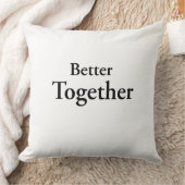 “Better Together” 本当の伴侶を見つける クッション (ブランケット)