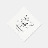 Better Together -結婚のカクテルナプキン スタンダードカクテルナプキン (角)