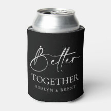 Better Together Black結婚'sクーラーボックス/Koozie