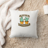 Better Together Cactuses Whimsical Style  クッション (ブランケット)