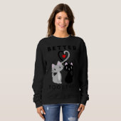 Better Together Cats スウェットシャツ (正面フル)