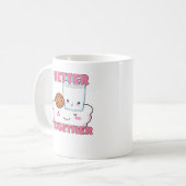 Better Together Chocolate Chip Cookie and Milk Pla コーヒーマグカップ (正面左)