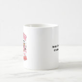 Better Together Coffee Donut Retro Groovy Style  コーヒーマグカップ (中央)