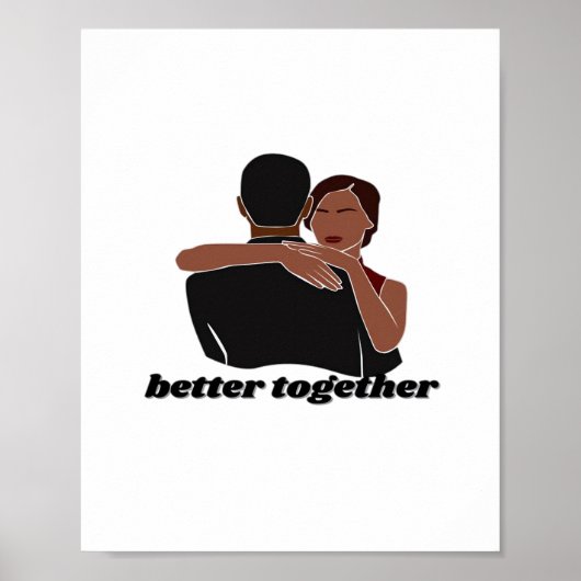 Better Together Couple Modern Vibe  ポスター (正面)