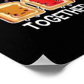Better Together Fun Couple Playful Style  ポスター (角)