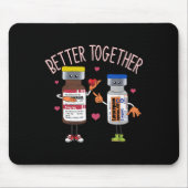 Better-together Haldol Ativan Icu Nurse Valentines マウスパッド (正面)