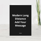 Better Together Long Distance Relationship Modern  カード (裏面)