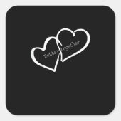 Better Together Long Distance Relationship Modern  スクエアシール (正面)