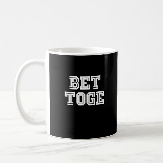 Better Together Matching Couples Minimal Design  コーヒーマグカップ (左)