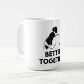 Better Together Minimal Couple Mug コーヒーマグカップ (正面左)