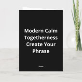 Better Together Minimal Design  カード (裏面)