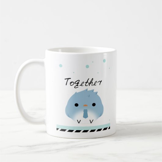 Better Together Minimal Design  コーヒーマグカップ (左)