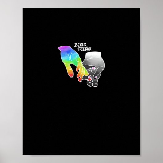 Better Together Minimal Design  ポスター (正面)