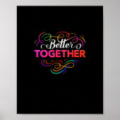 Better Together Minimal Design  ポスター (正面)