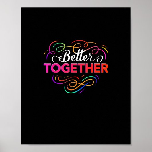 Better Together Minimal Design  ポスター (正面)