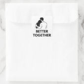 Better Together Minimal Sticker スクエアシール (バッグ)