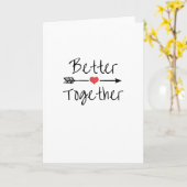 Better Together Modern Aesthetic  カード (黄色い花)