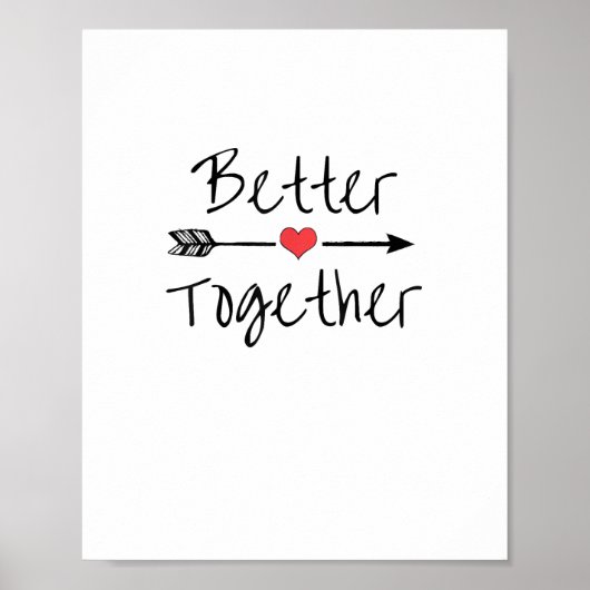 Better Together Modern Aesthetic  ポスター (正面)