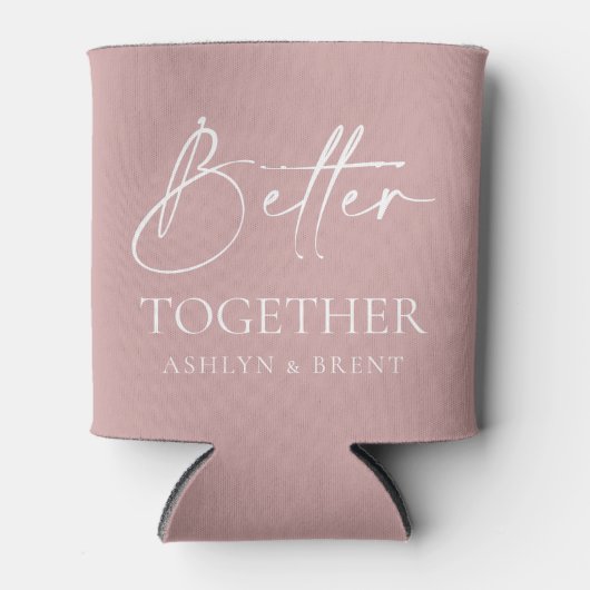 Better Together Pink's 結婚クーラーボックス/Koozie 缶クーラー (正面)