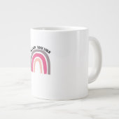 Better Together Rainbow Joyful Aesthetic  ジャンボコーヒーマグカップ (正面右)