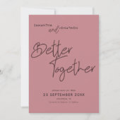 Better Together Script Dustyバラ日付の保存 セーブザデート (正面)
