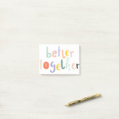 Better together typography doodle text Quote ポストイット (デスク上)